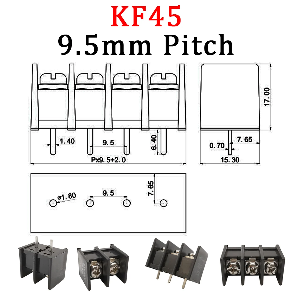 Kf 45. Разъем для печатной платы. Kf 45. Клеммная колодка быстрозажимная. Зажимной разъем на плату.