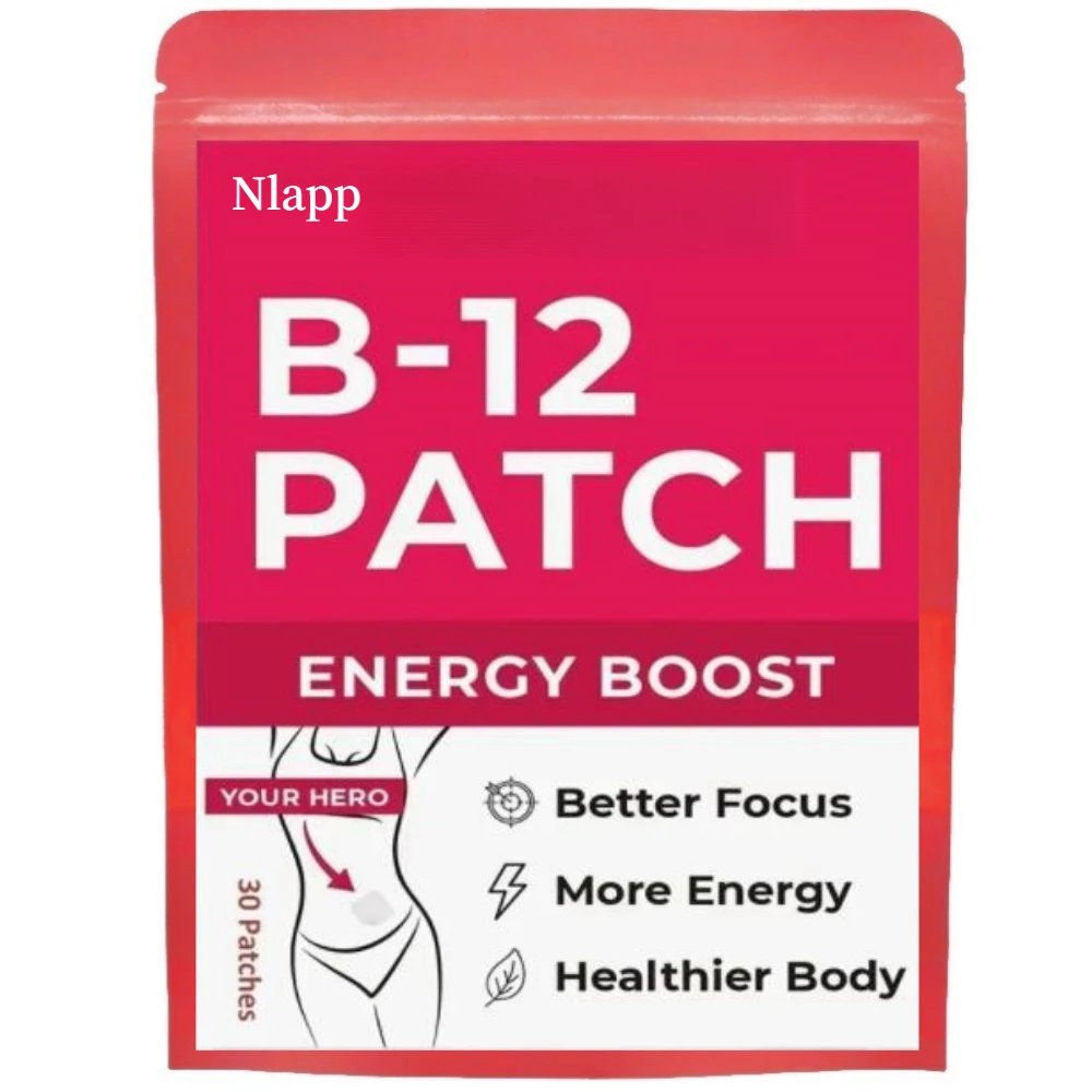 Переплетные пластыри B12 — 100% натуральные витаминные для женщин энергии