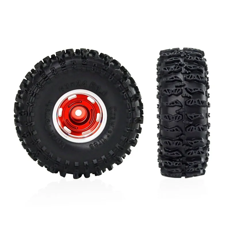 4 шт. 1 0 дюйма набор колесных дисков для 1/24 осевого SCX24 1/18 TRX4M-W187 Bronco Defender RC Micro Crawler