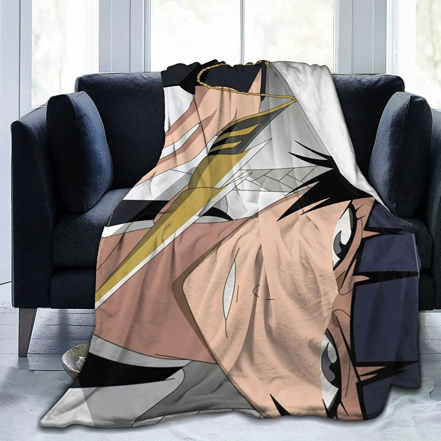 

Soifon Fluffy Soft and Comfortable Blanket, Anime Warm Embrace of Sympathy
