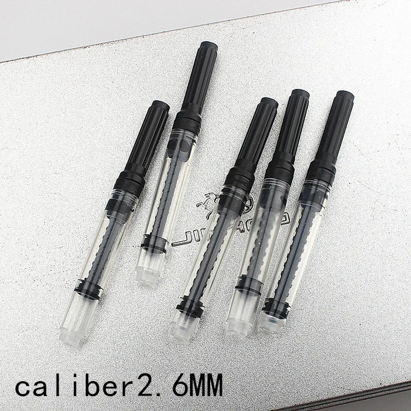 

5Pc Jinhao Plastic Pump Cartridges 2.6MM Fountain Pen Converter School Student Office Gifts Stationery