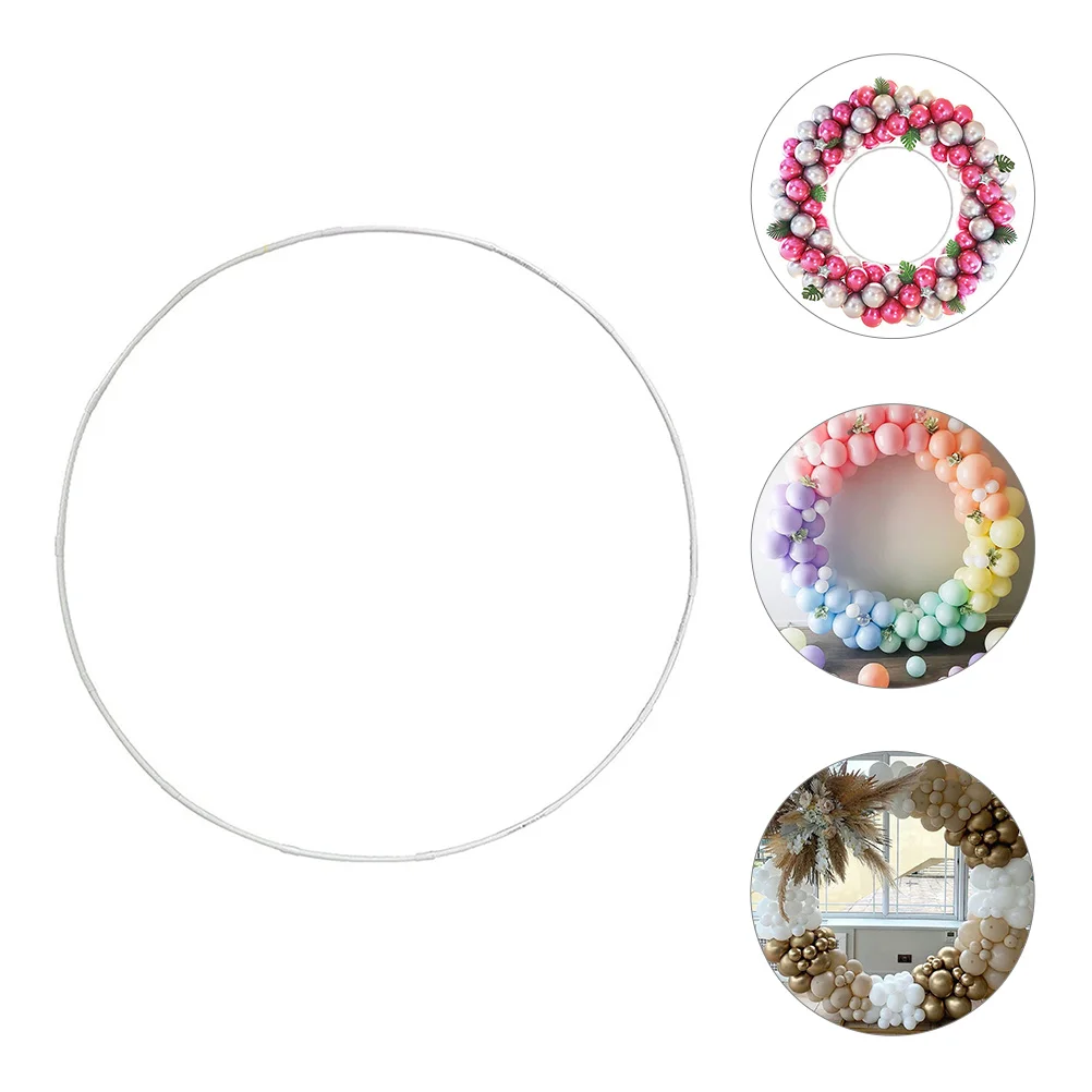 

Balloon Arch Stand Backdrop Wedding Round Circle Ring Kit Frame Metal Garden Garland Door Bracket Background Tropical Drape Ound