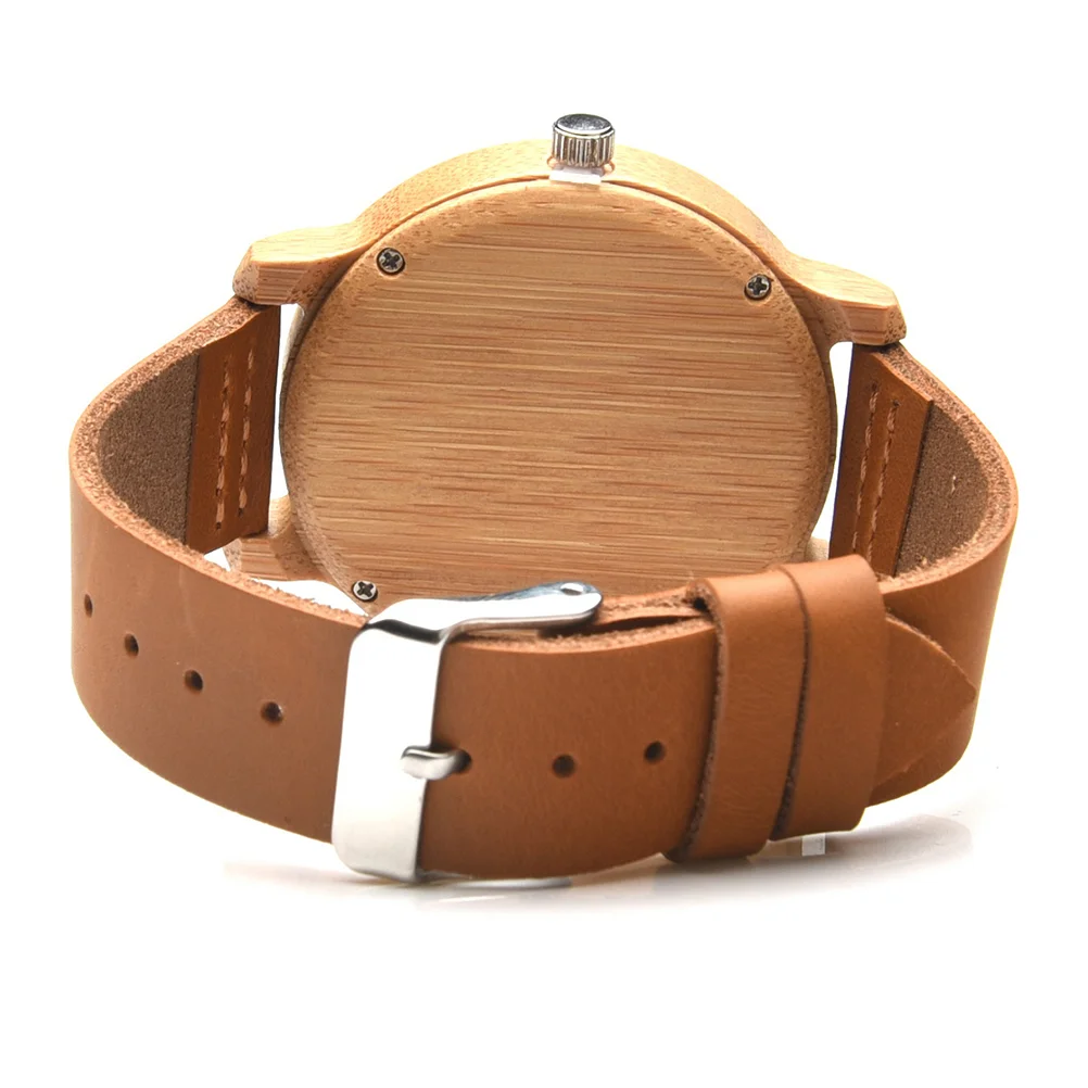 Спортивные часы Цифровые бамбуковые кварцевые наручные Мужские мужские ручной