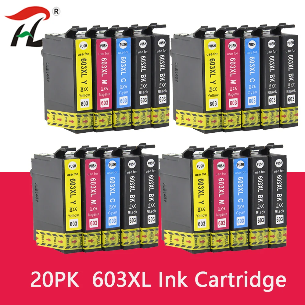 

603 XL Compatible for Epson 603XL E603 T603 for XP-2100 XP-3100 WF-2810 XP-3105 XP-4100 XP-4105 WF-2830 XP-2105 Printer