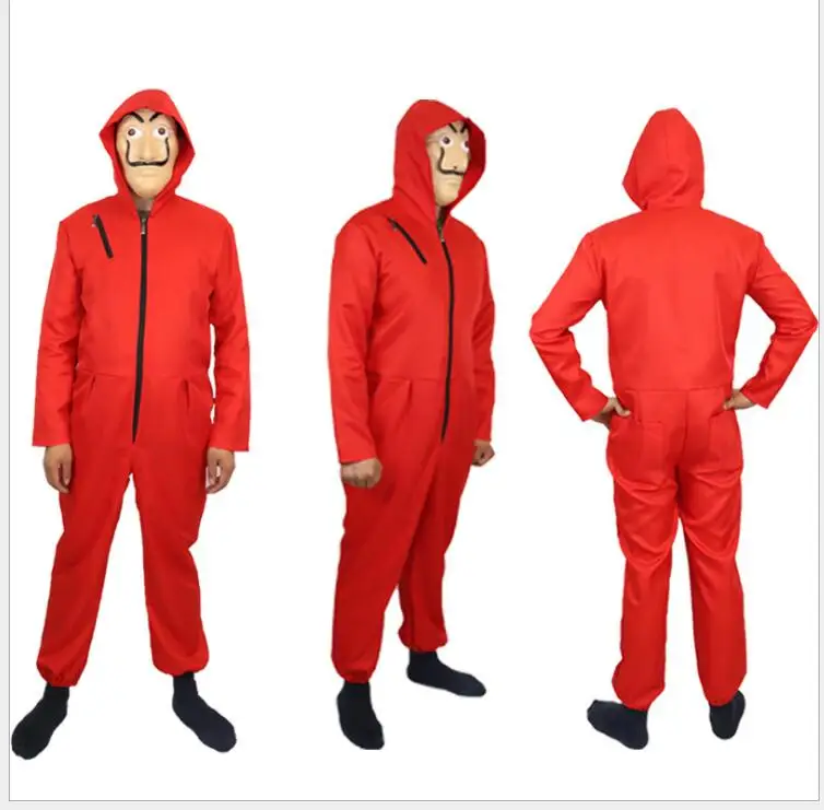 

Костюм для косплея Сальвадора из фильма «деньги», бумажная маска «домик бумаги», костюм для косплея, маска для лица