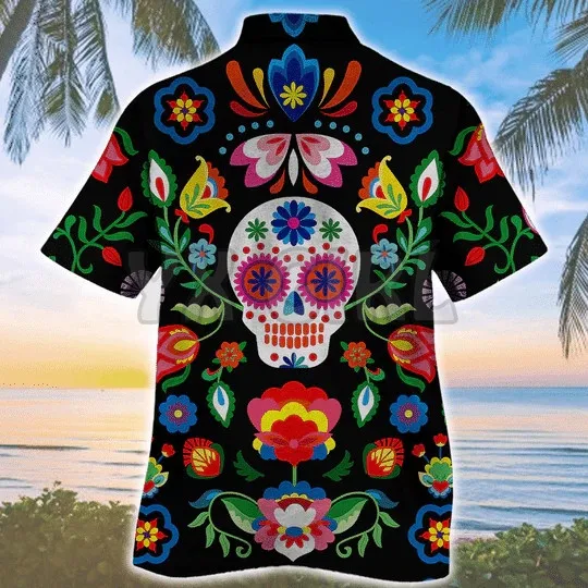 The Death Smoke 3D All Over Printed Hawaiian Shirt Men's For Women's Harajuku Casual Shirt Unisex