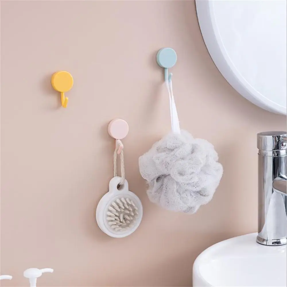 

Household Free Punching Door Hook Without Trace Nail Clothes Wall Hook Clasps Hooks Clothes Hanger Self-adhesive