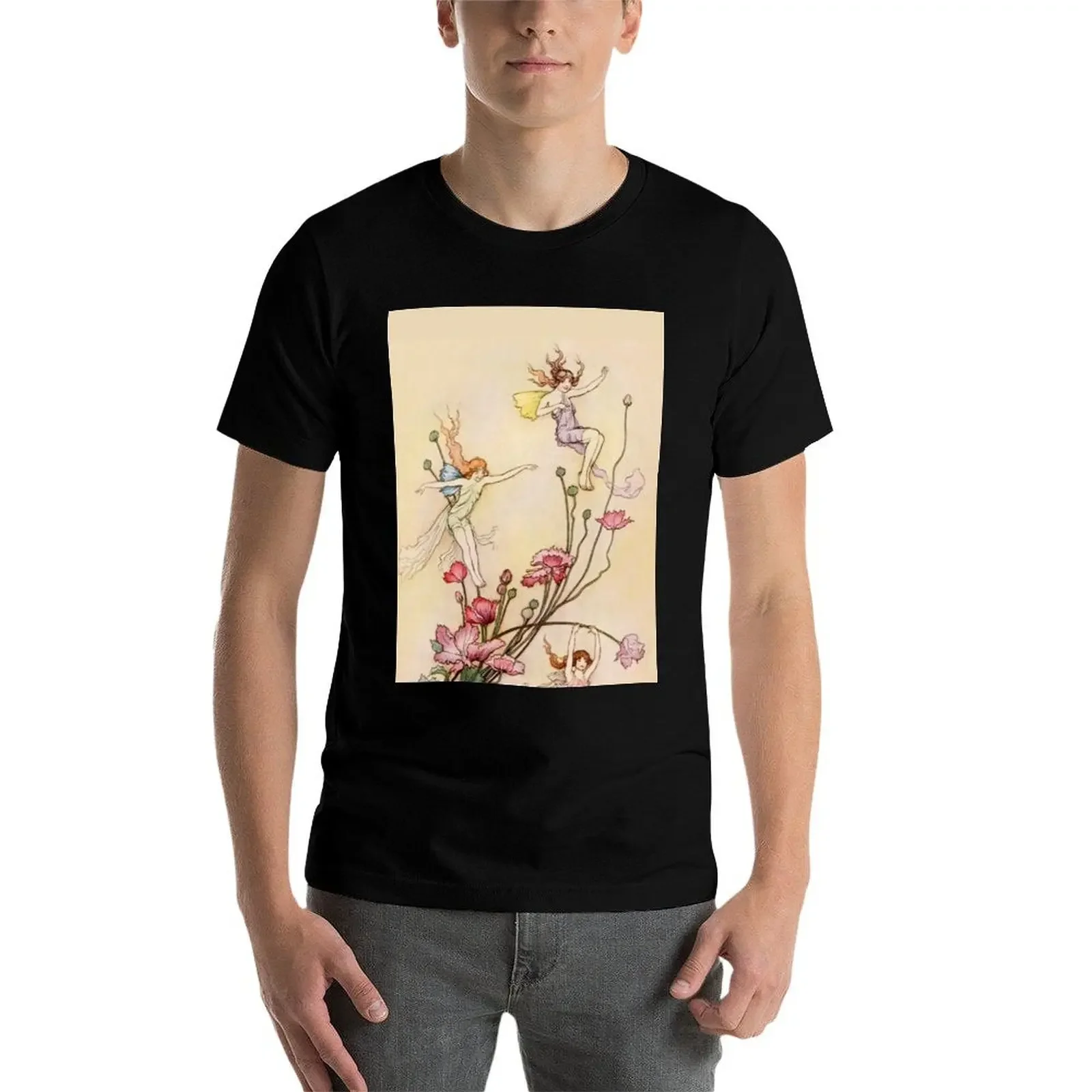 Футболка Three Spirits Mad With Joy от Warwick Goble рубашки с рисунком хлопковые футболки