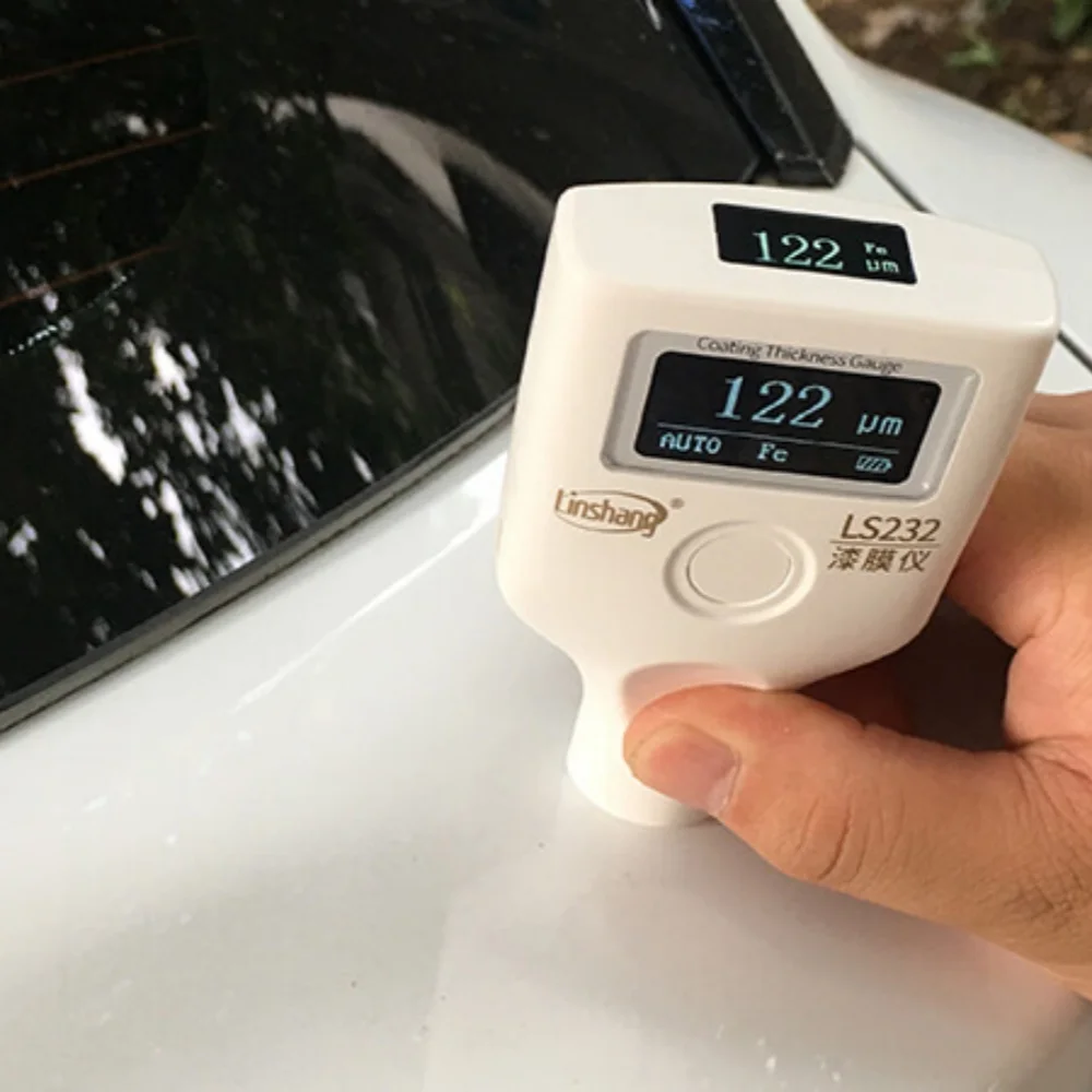 LS232 измеритель толщины покрытия автомобиля б/у автомобильный дилер тестер краски