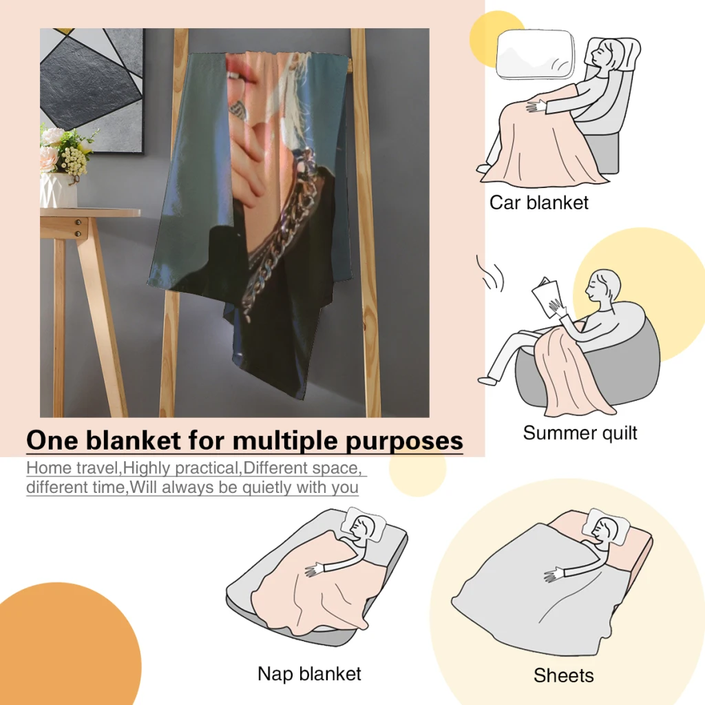 Popular-Bands-Like-Stray-K-Детское фланелевое многофункциональное теплое одеяло с крышкой