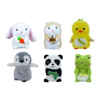 talking record plush interactive toys repeat what you say talking animal mimicry pet plush toy