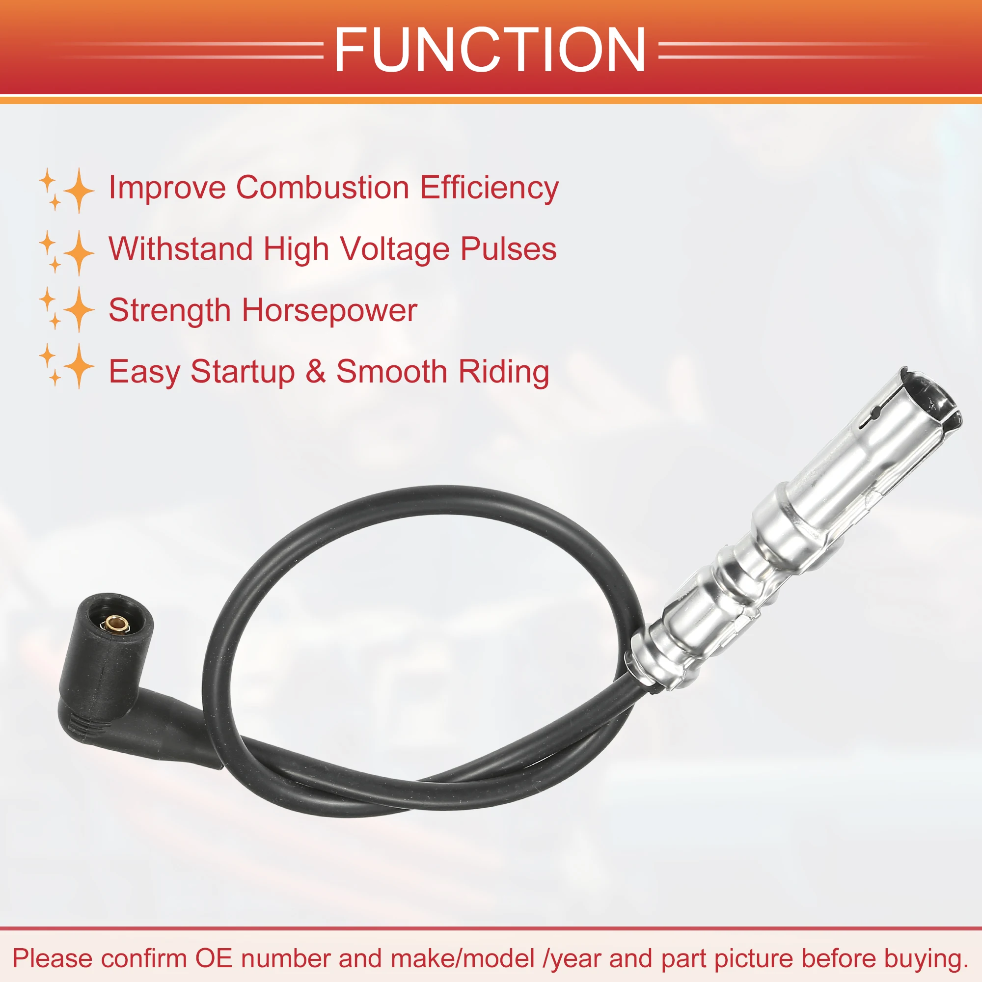 UXCELL 4 шт. Свеча зажигания для Volkswagen Lupo