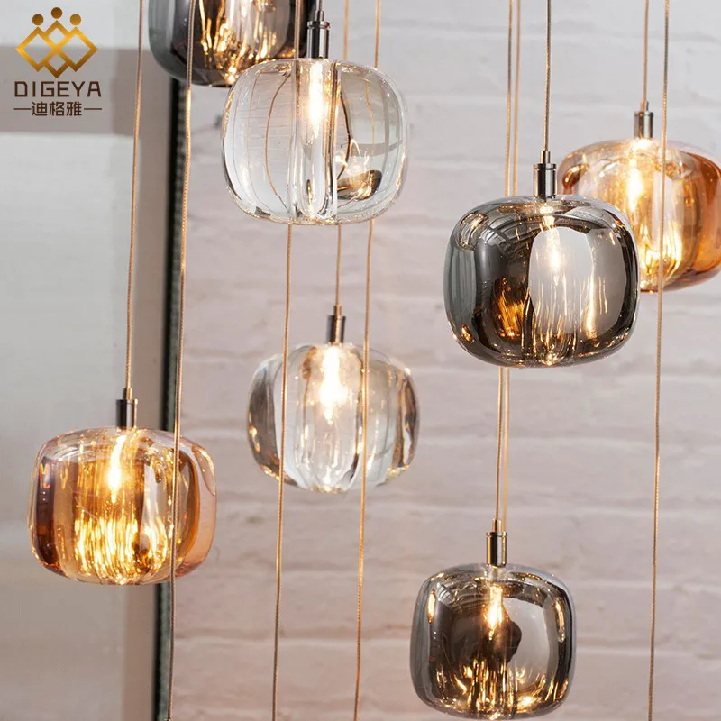 

pendant lights vintage glass ball industrial glass decorative hanging light ceiling decoration luminaria de mesa