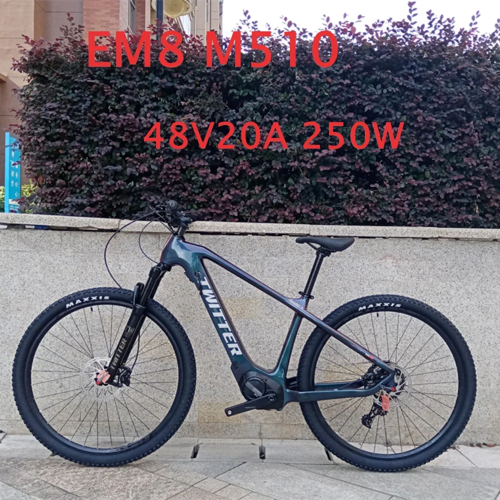 

TWITTER EM8 NX-11S Bafang mid-mounted motor M600-48V15a-500W e bike bicycles electric bicycle kit with battery electric moped
