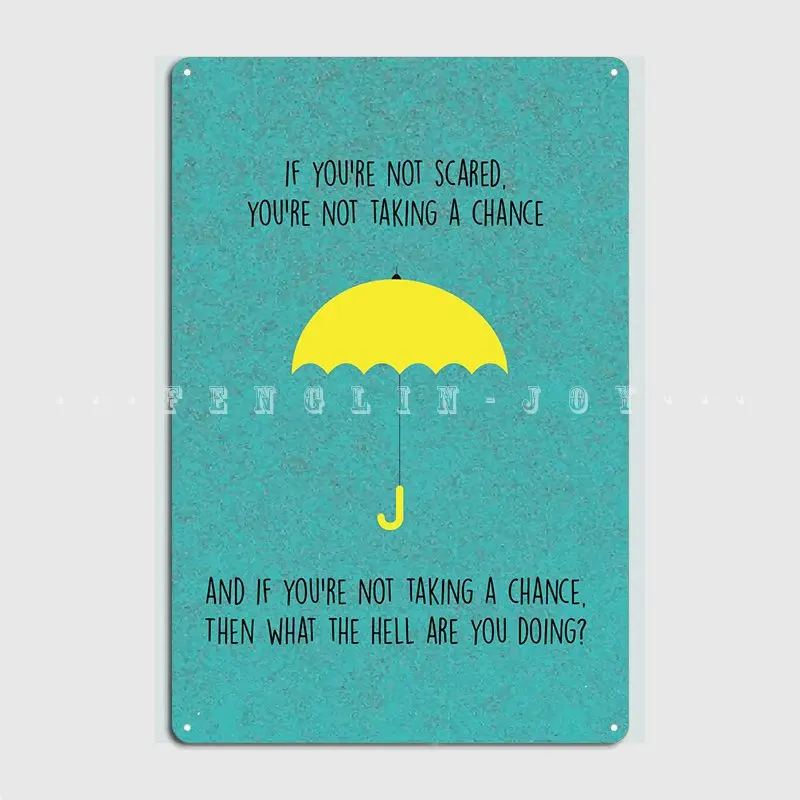 

Желтый металлический плакат с зонтом Himym, Постер для кинотеатра, гостиной, паба, гаража, винтажные жестяные пластинки Sign, плакаты