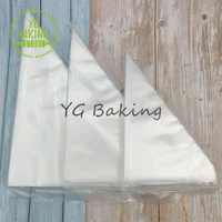 dorica 100pcs disposable pastry bag icing piping cake pastry cupcake decorating piping bag food piping tools for baking