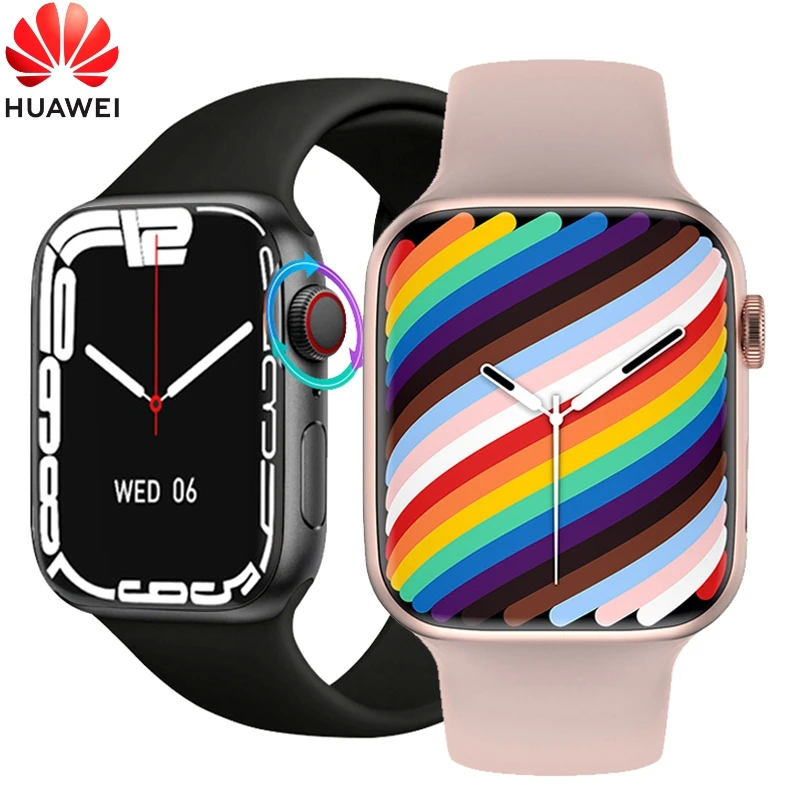 

HUAWEI Smart Watch IWO 14 T900 Pro Max Bluetooth Call 44mm Blood Pressure Monitor Series 7 Smartwatch For Apple Men and Women