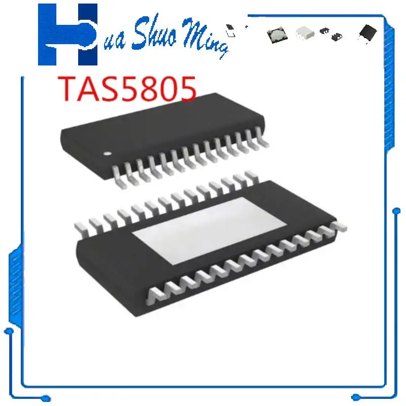 

5PCS/LOT TAS5805 TAS5805MPWPR TAS5805MA1 HTSSOP28