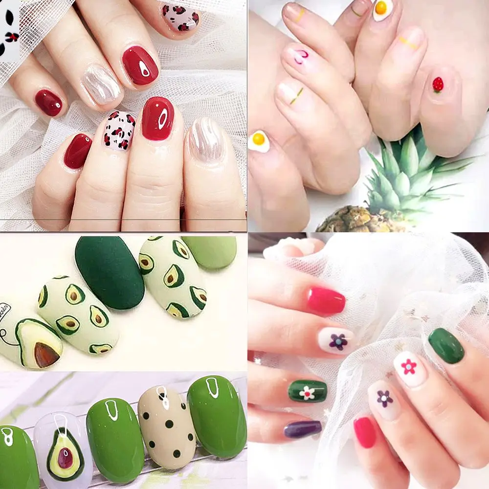 

Self Adhesive Rose Flowers Geometric Lines Stripe 3D Nail Sticker Nail Art Decoration Transfer Stickers Shining Decals