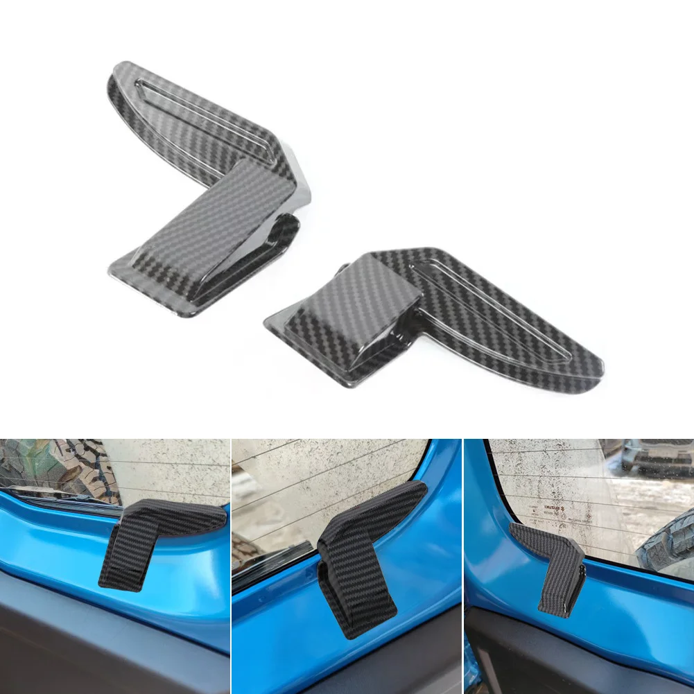 

2 шт., защитная крышка для заднего лобового стекла из АБС-пластика для Suzuki Jimny Sierra JB64 JB74 2019 2020