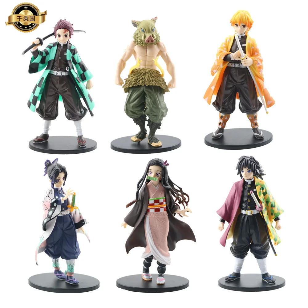 

1PC Kawaii Anime Demon Slayer Figure 16cm Kpop PVC Doll Ornament Kimetsu No Yaiba Figure Kamado Tanjirou Action Model Toys