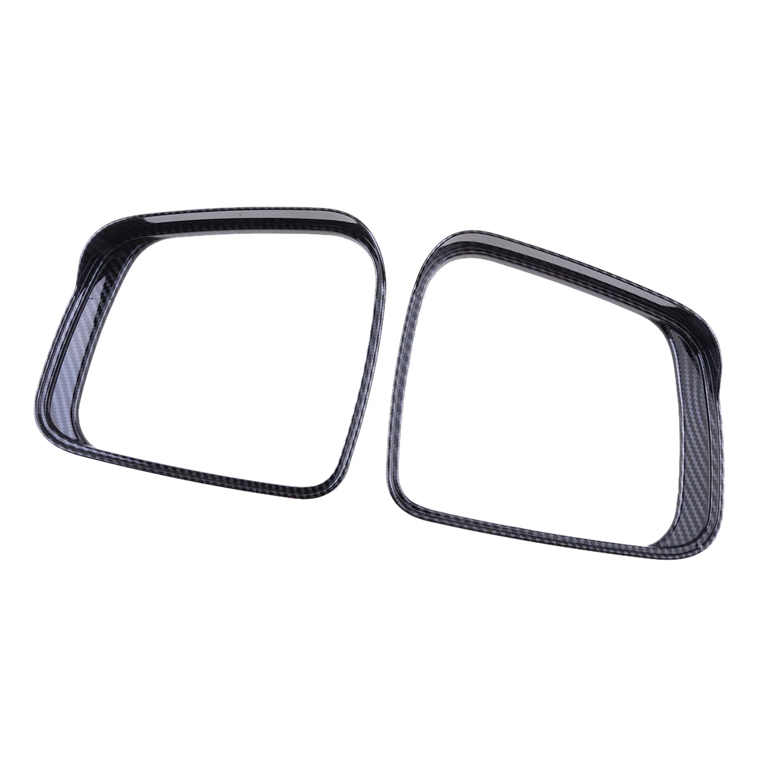 

Козырек для бокового зеркала заднего вида автомобиля, 1 пара, козырек для защиты от дождя, стильная отделка из углеродного волокна, подходит ...