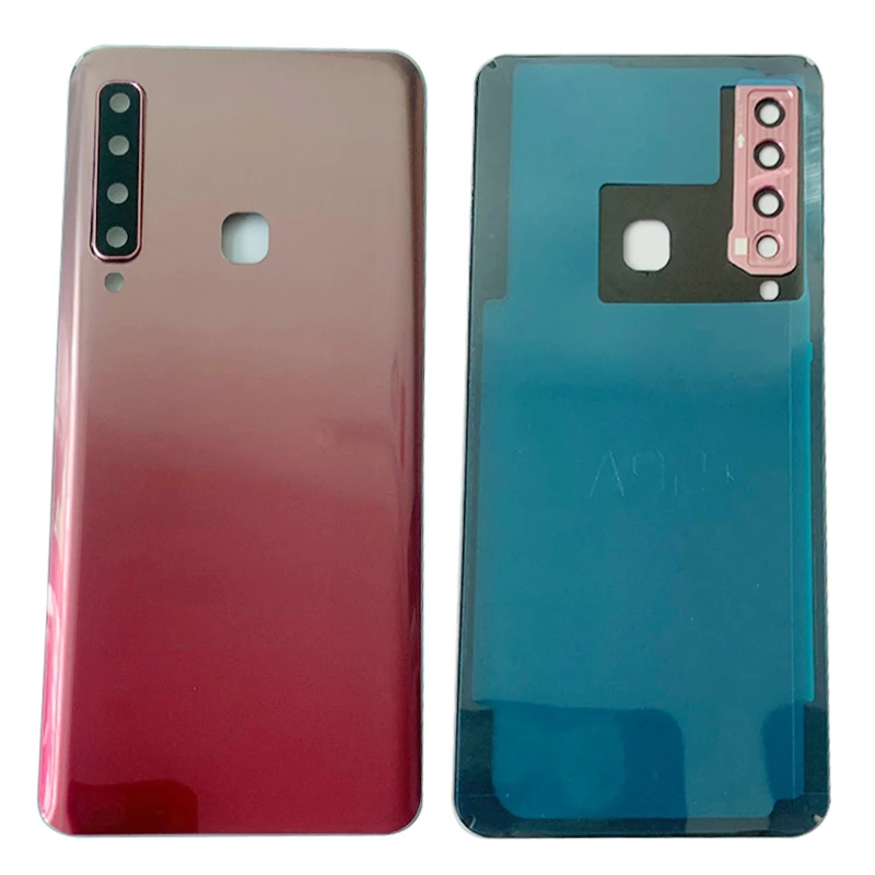 Крышка батарейного отсека задняя крышка корпуса для Samsung A9 2018 рамка объектива