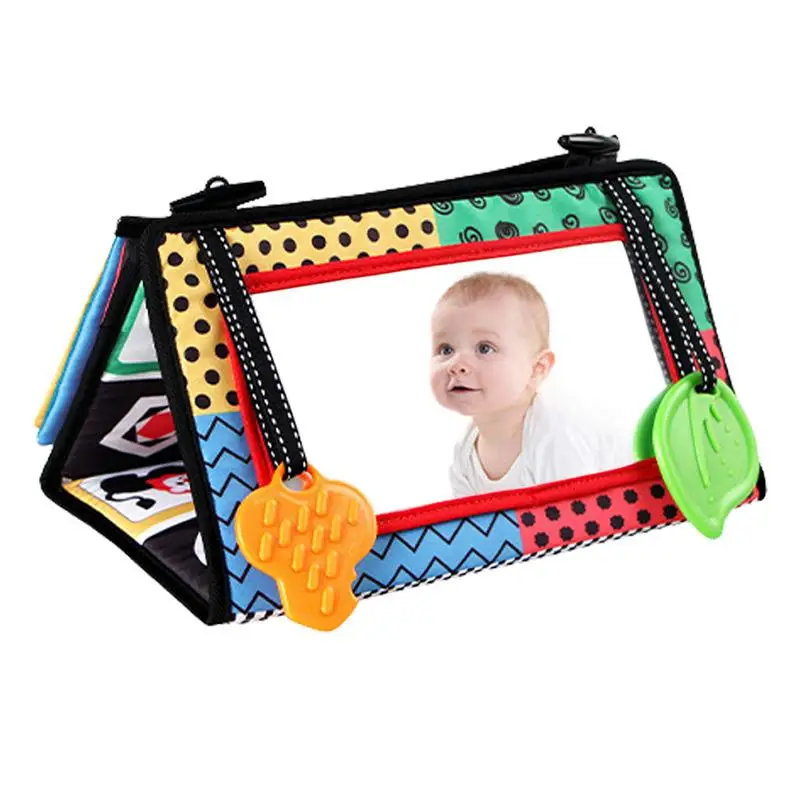 

Newborn Brain Development Toys Infant Books With Sounds Mirror Toys For Babies Montessori Early Educational Stimulation Toys For