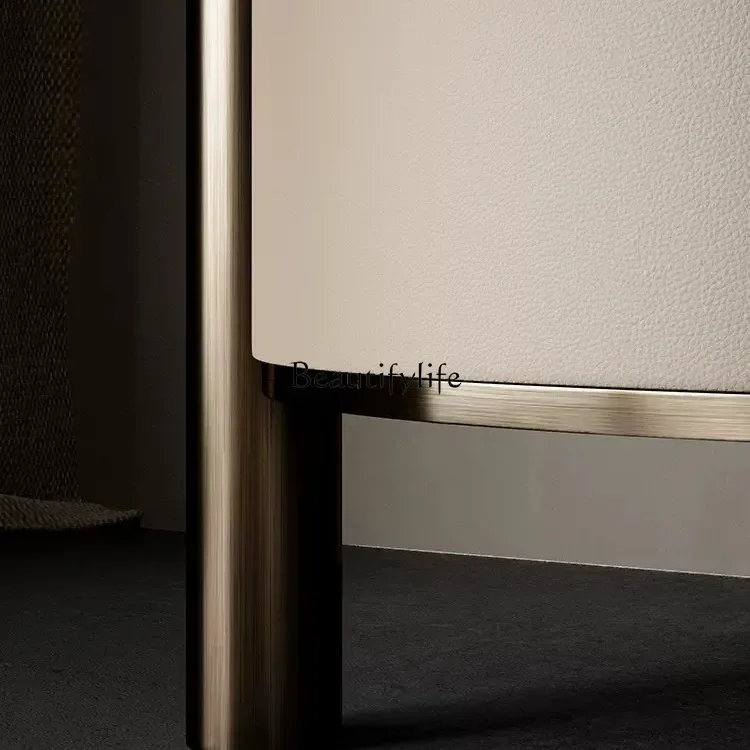 Tianshan Twilight Snow Роскошная каменная прикроватная тумбочка 2024 современная простая