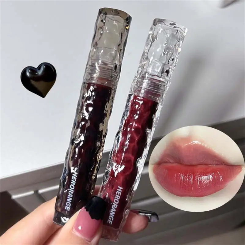 Water Light Nude Brown Lipgloss Lasting Waterproof Mirror Glass Tea Red Lipstick Not Easy To Fade Lip Glaze Lips Makeup Cosmetic
