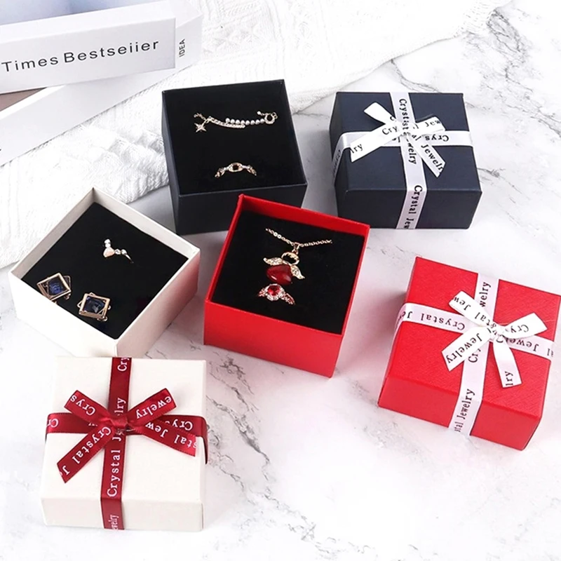 

Органайзер для колец, 1 шт., коробка для хранения сережек, Подарочная коробка, органайзер для сережек, колец, ожерелий, браслетов, контейнер д...