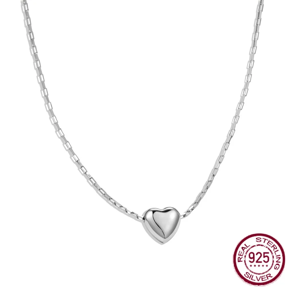 Женское ожерелье из серебра S925 пробы маленькая и модная цепочка на воротник