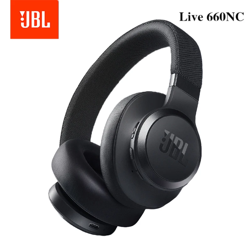 

Bluetooth-гарнитура JBL LIVE 660NC с активным шумоподавлением