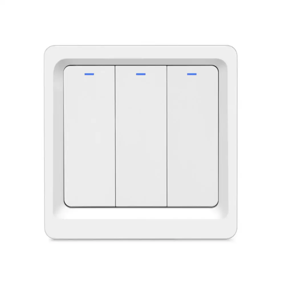 

2/4/5PCS Tuya Touch Button Timing Remote Control Wall Light Switches 1/2/3 Gang 100-240v Support Alexa Google Home