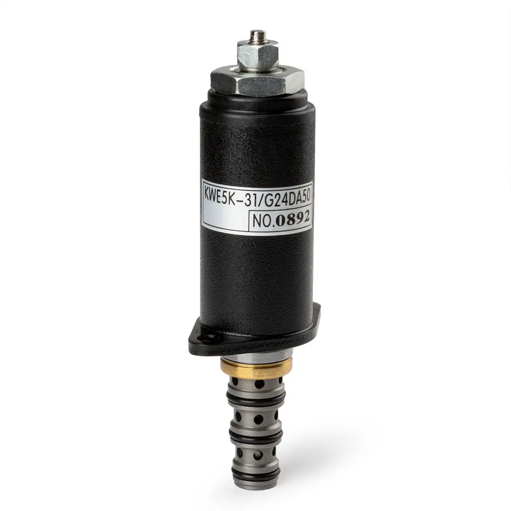 Фото YN35V00050F1 KWE5K-31/G24DB50 G24DA50 для Kobelco SK200-8 SK210-8 SK330/350-8 пилотный электромагнитный клапан электромагнитного клапана гидравлического насоса №2