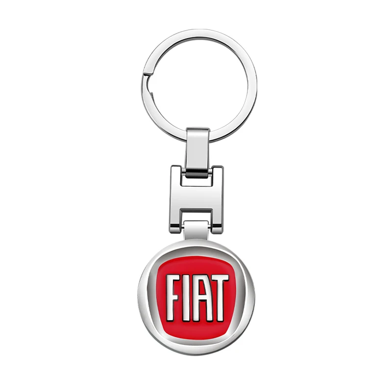 

Metal Car Keychain Pendant Buckle Key Ring Chain Hanging Pendant Gift FIAT 500 Abarth Grande Stilo Freemont Punto Astra Bravo