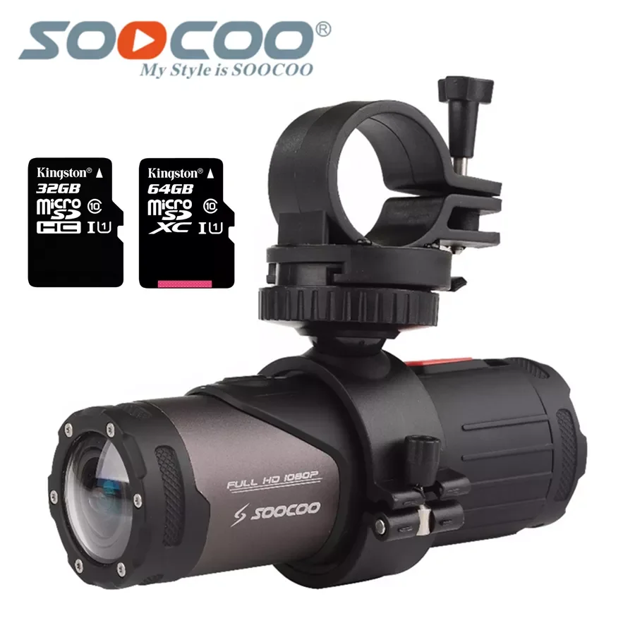 

SOOCOO S20w Waterproof Camera Action Underwater Camera Sport Onderwater black cam bullet for bike bicycle gun helmet with box