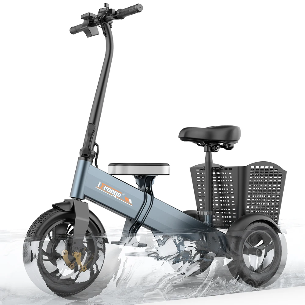 

Foldable Tricycle Senior Disability 3 Wheel Scooters For The Elderly Handicapped Folding Electric Mobility Scooter