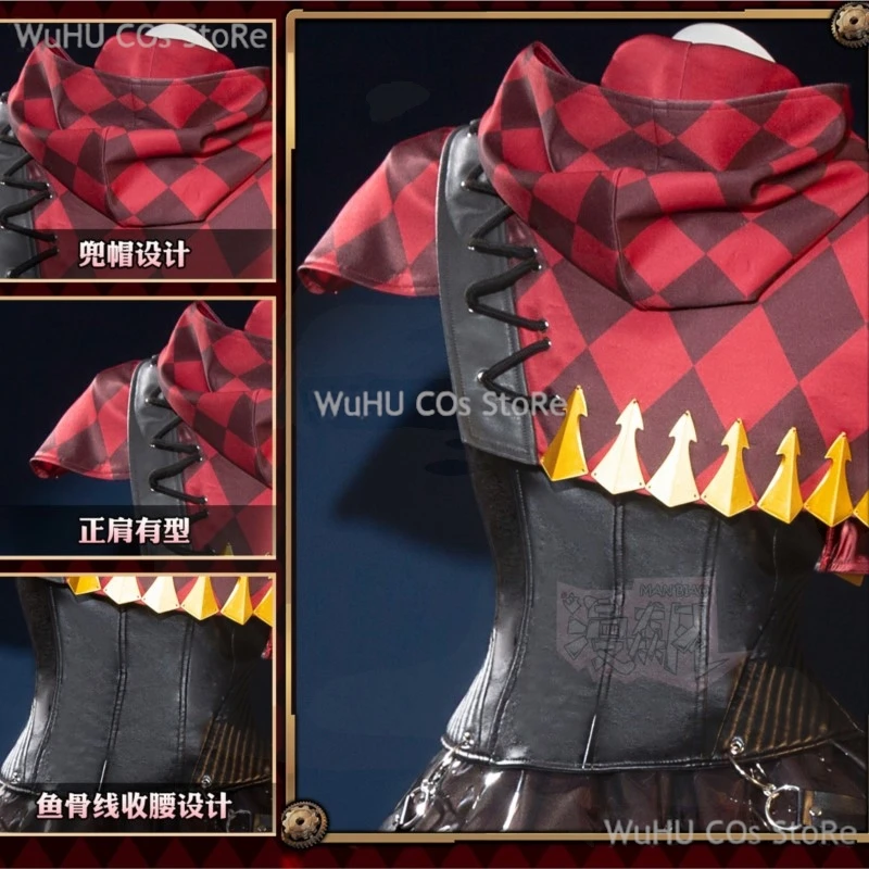 Костюм для косплея персонажа из игры V маленький красный костюм с капюшоном