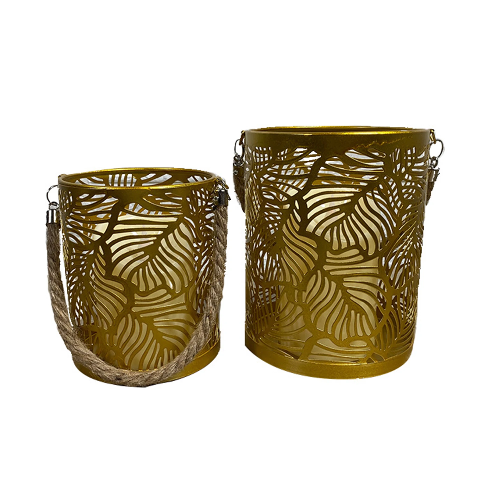 

2 шт./набор, подсвечник из льняной веревки