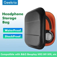 geekria headphones case pouch for bo beoplay h95 h9 3rd gen h9i h8 hard portable bluetooth earphones headset bag for storage
