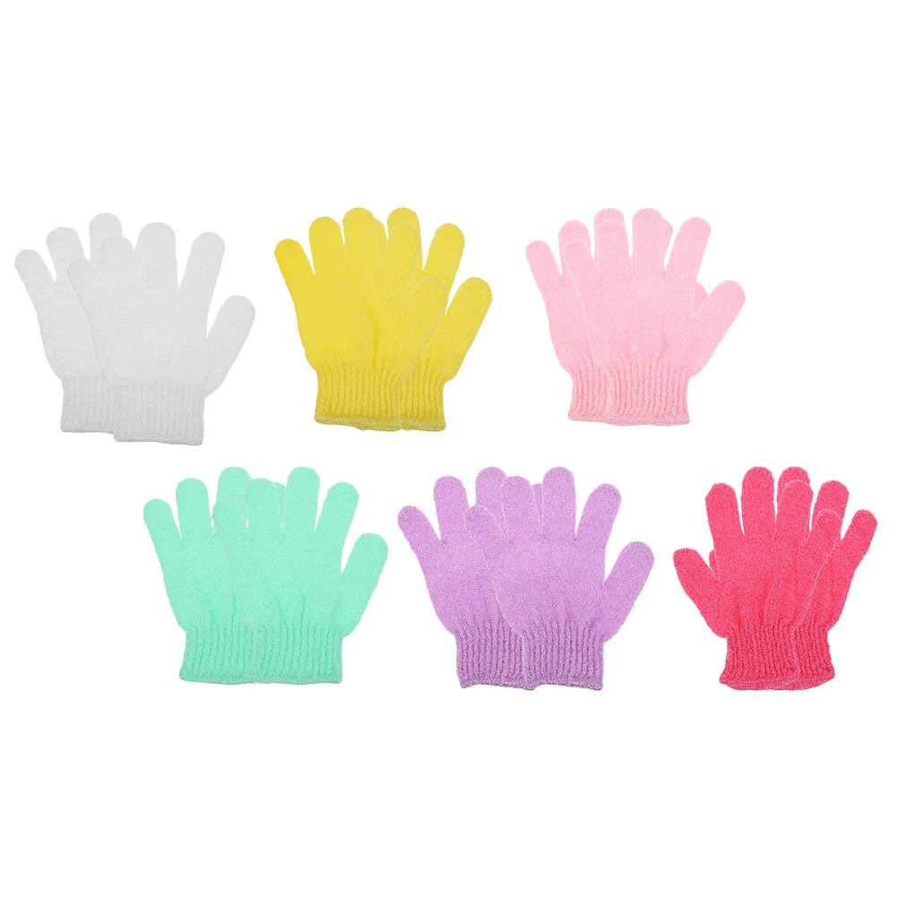 

12 Pcs Body Exfoliator Glove Bath Shower Glove Bath Mitt Exfoliating Gloves Body Shower Scrubber Body Bath Glove Men Body Scrub