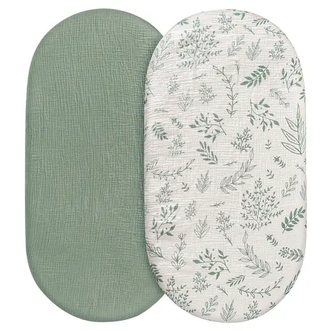 1/2 шт. 32x17 муслиновые простыни для люльки для маленьких девочек и мальчиков, мягкие дышащие простыни для люльки, подходящие для овальной колыбели, корзины Moses