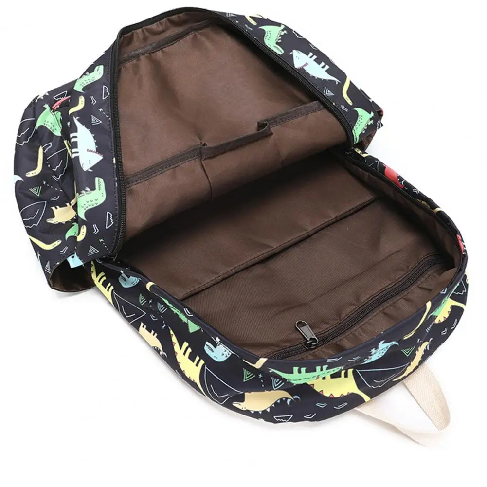 

3Pcs/Set Useful School Bag Shockproof Kids Lunch Bag Multipurpose Backpack Lunch Pen Bag for Travel Unisex Backpack