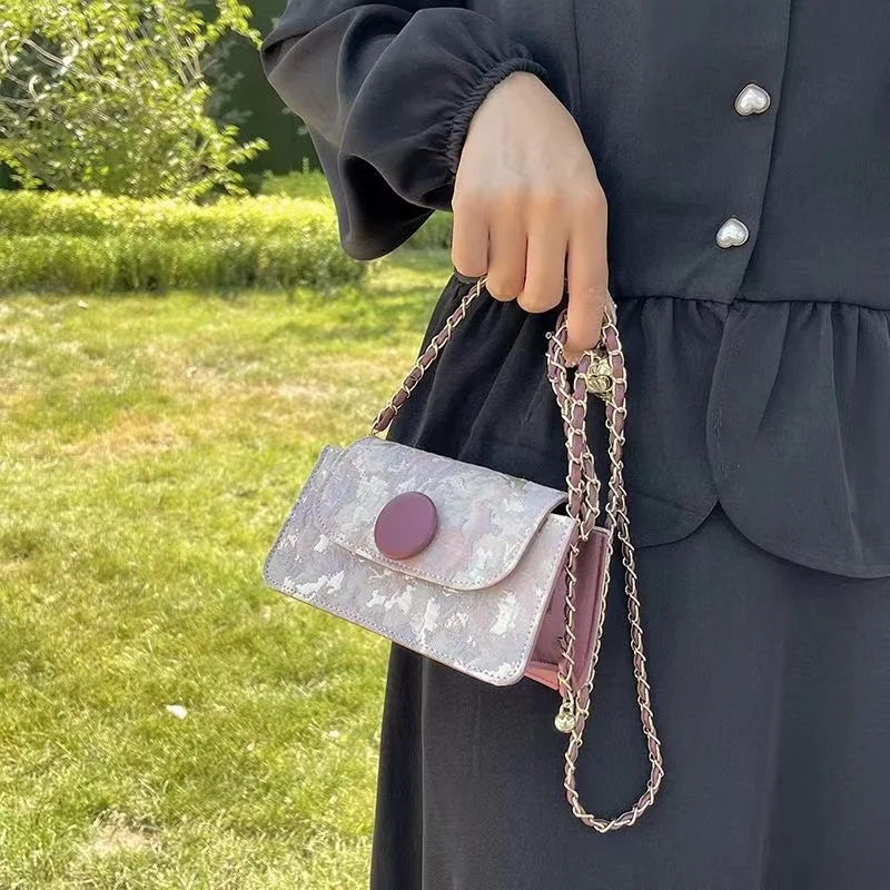 

Solid Color Small Top-handle Bags Ladies Shoulder Crossbody Bags Purse Female Daily Handbags PU Leather Women Underarm Bags