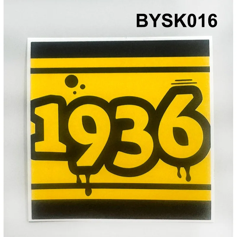Фото 8 видов декоративных наклеек La Familia LF2005 Beitar 9*9 см для сумок, кружек, стен, холодильников BYSK016-23 (Группа III) №2