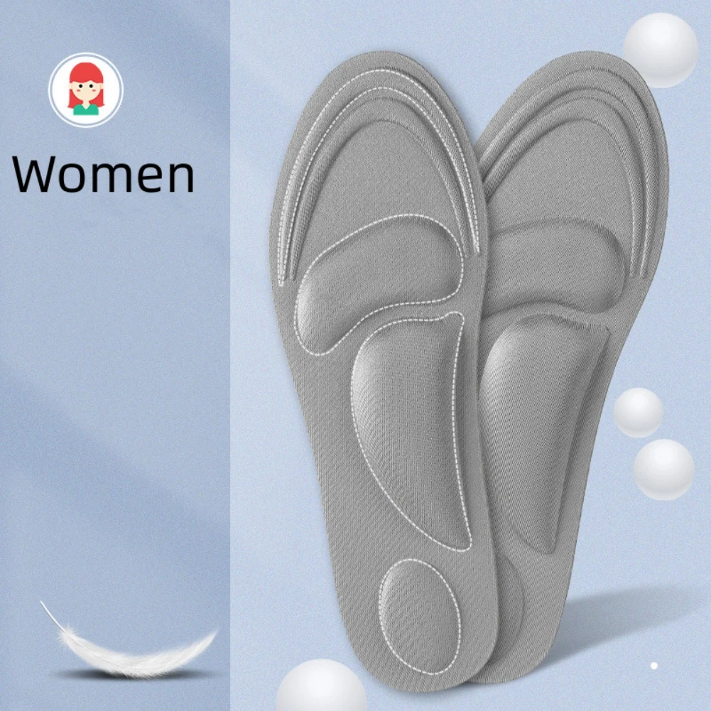 Memory Foam Orthopedic Insoles For Shoes Antibacterial Deodorization Sweat Absorption Insert Sport Shoes Running Pads
