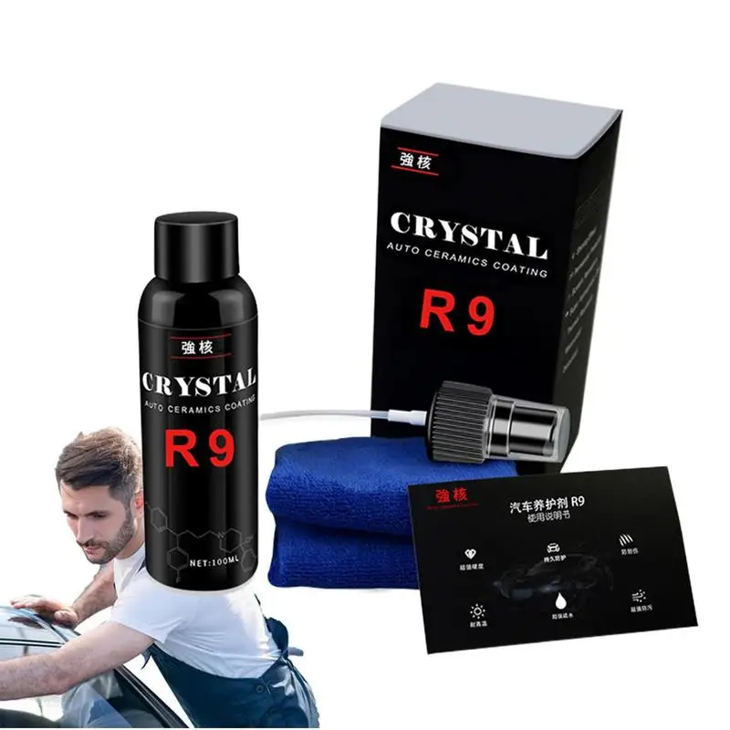

Car Wax Polish Spray Ceramic Car Coating Spray Nano-Coating Waterless Polymer Paint Sealant Detail Protection Quick Long-Acting