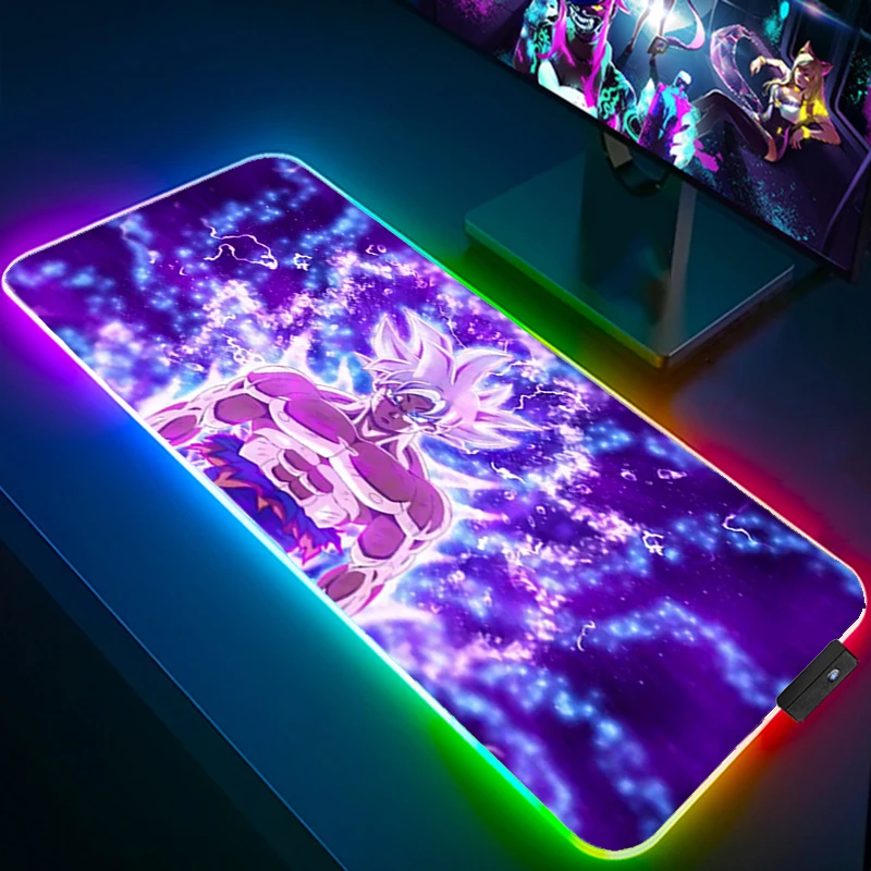 

Игровой коврик для клавиатуры с подсветкой, мыши, ПК, Rgb компьютерный коврик, игровой коврик для девочек с драконом и орбом, популярный скоро...