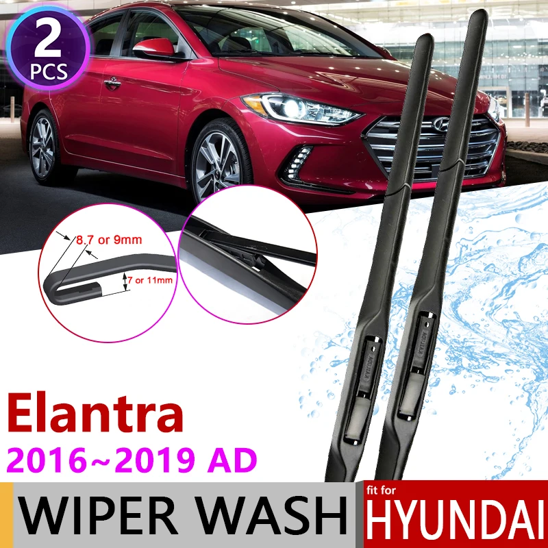

Автомобильная щетка стеклоочистителя для Hyundai Elantra 2016 ~ 2019 AD Avante Super Elantra стеклоочистители для лобового стекла автомобильные аксессуары 2017 2018